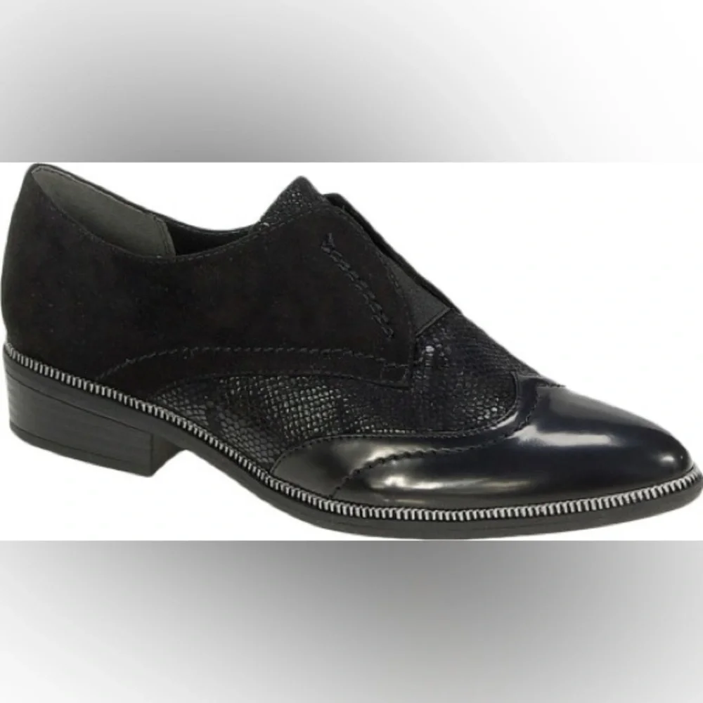 058. Tamaris Phanie Flat Oxfords size EU 41/US 10. - Picture 4 of 6